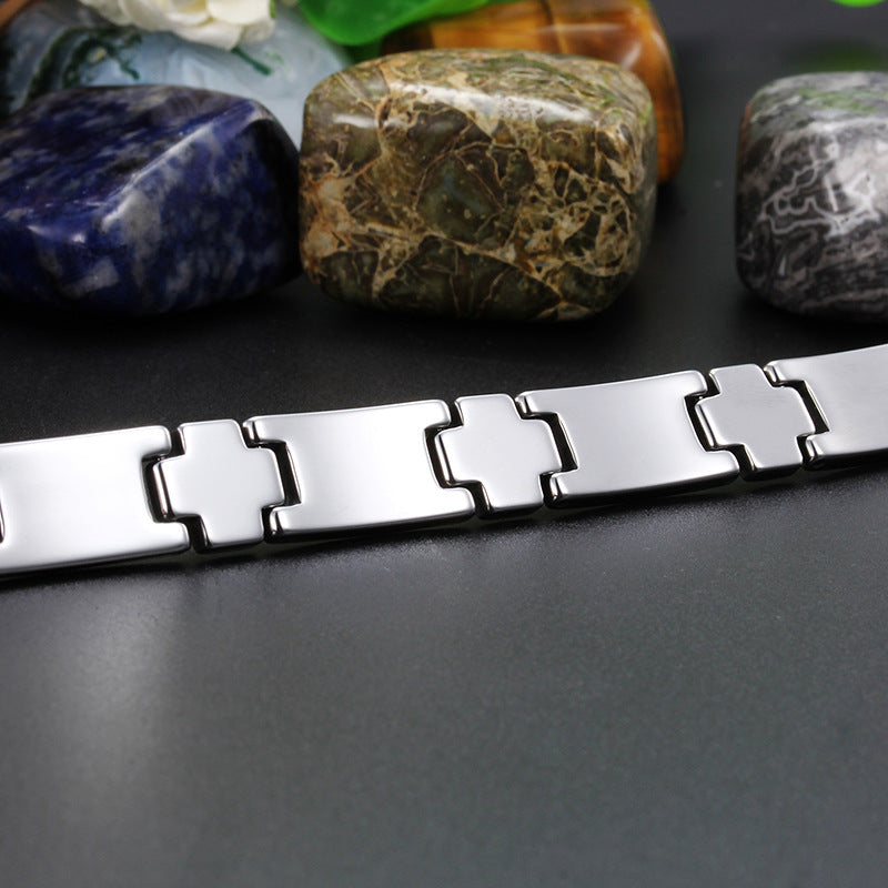 European and American tungsten steel bracelet